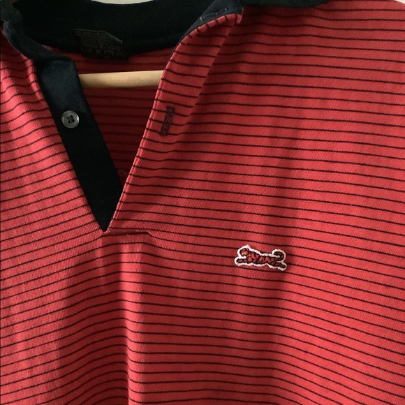 Red and Black Le Tigre Polo XL - Picture 2 of 8